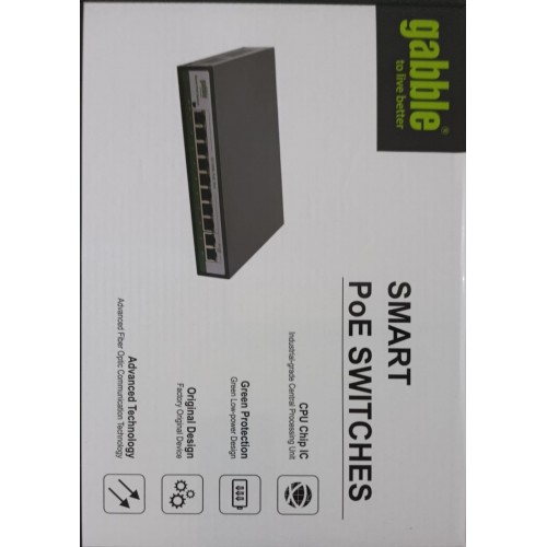 GABBLE 8+2 POE SWİTCH